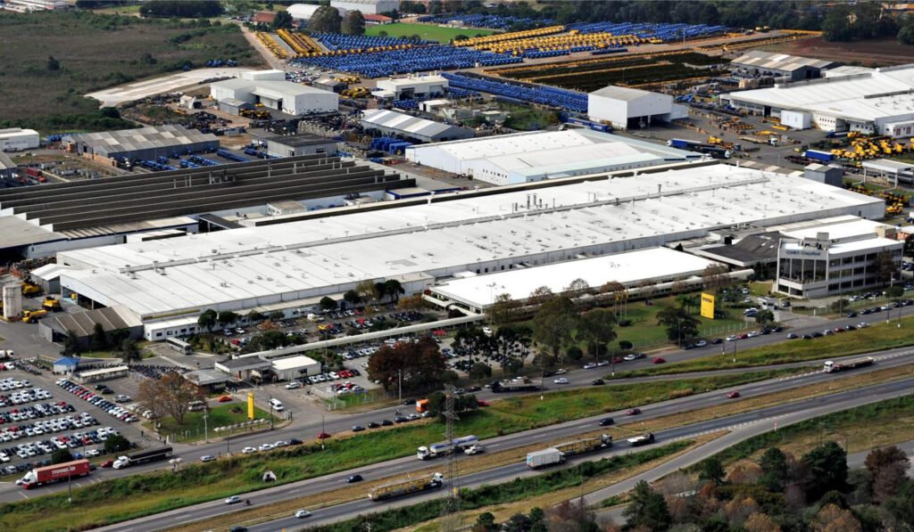 Das New Holland Werk in Curitiba produziert sowohl Traktoren als auch Mähdrescher
