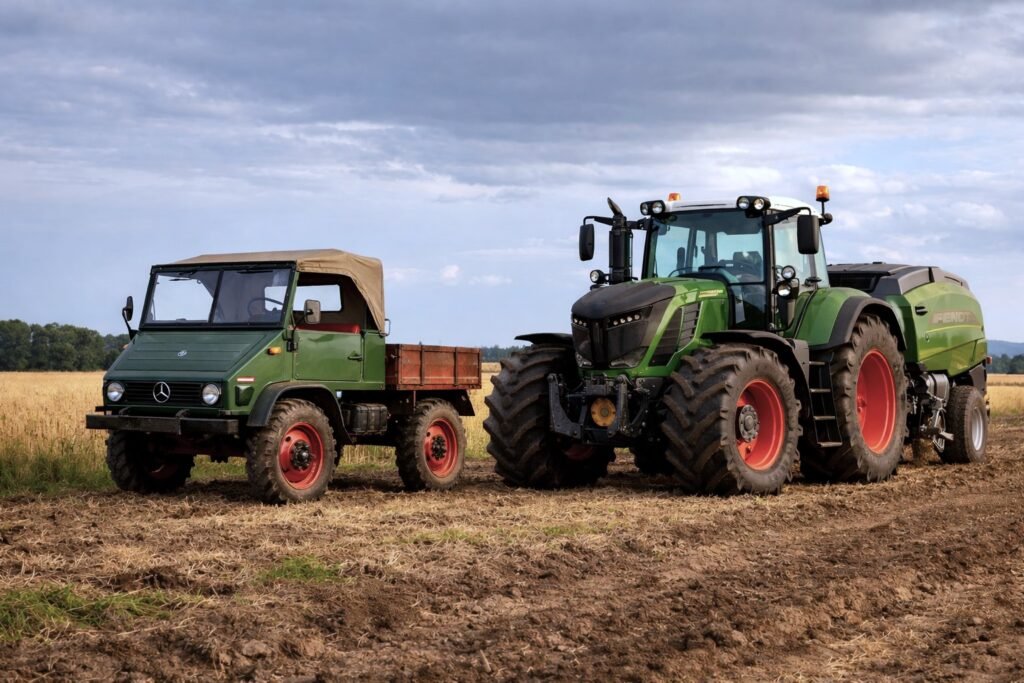 Unimog vs. Fendt