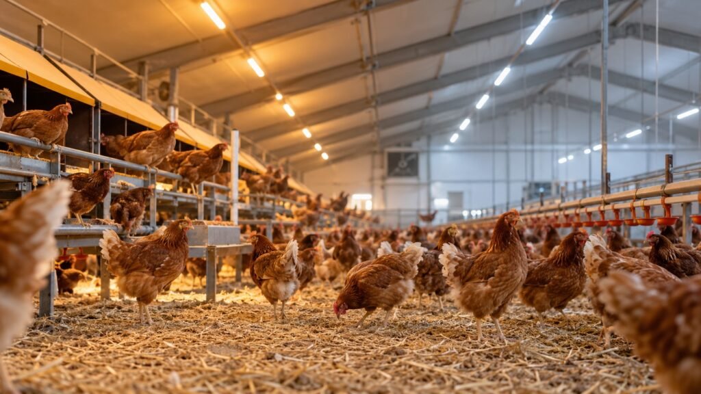 Welche Lichtfarbe ist für Hühner geeignet?