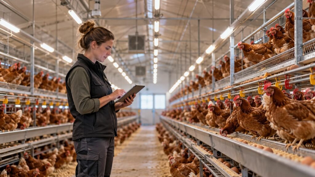 Stallbeleuchtung für Hühner. Lichtprogramme für Legehennen